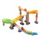 HABA Marble Run Kullerbu Ball Track Building Set for Kids 3-5, STEM Toy with Melody Dominoes and Vehicles - Educational Toddler Toys for Boys